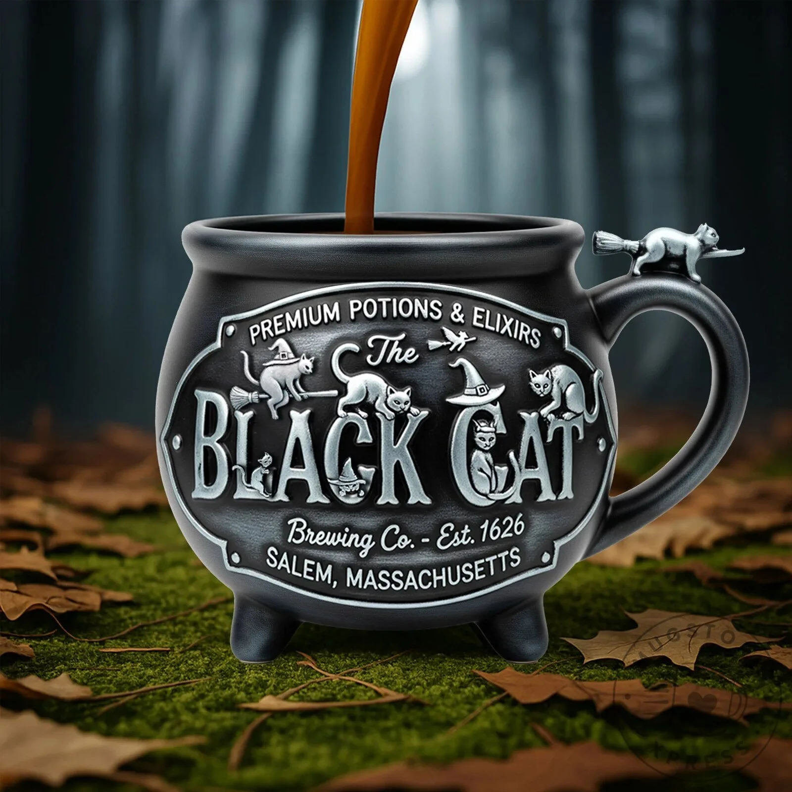 Black Cat Brewing Company Premium Potions and Elixirs Cauldron Mug 2 Black Cat Brewing Company Premium Potions and Elixirs Cauldron Mug