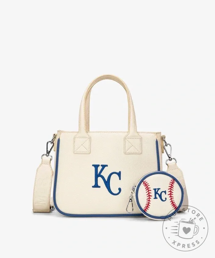 Kansas City Royals Baseball Tote Bag with Coin Pouch