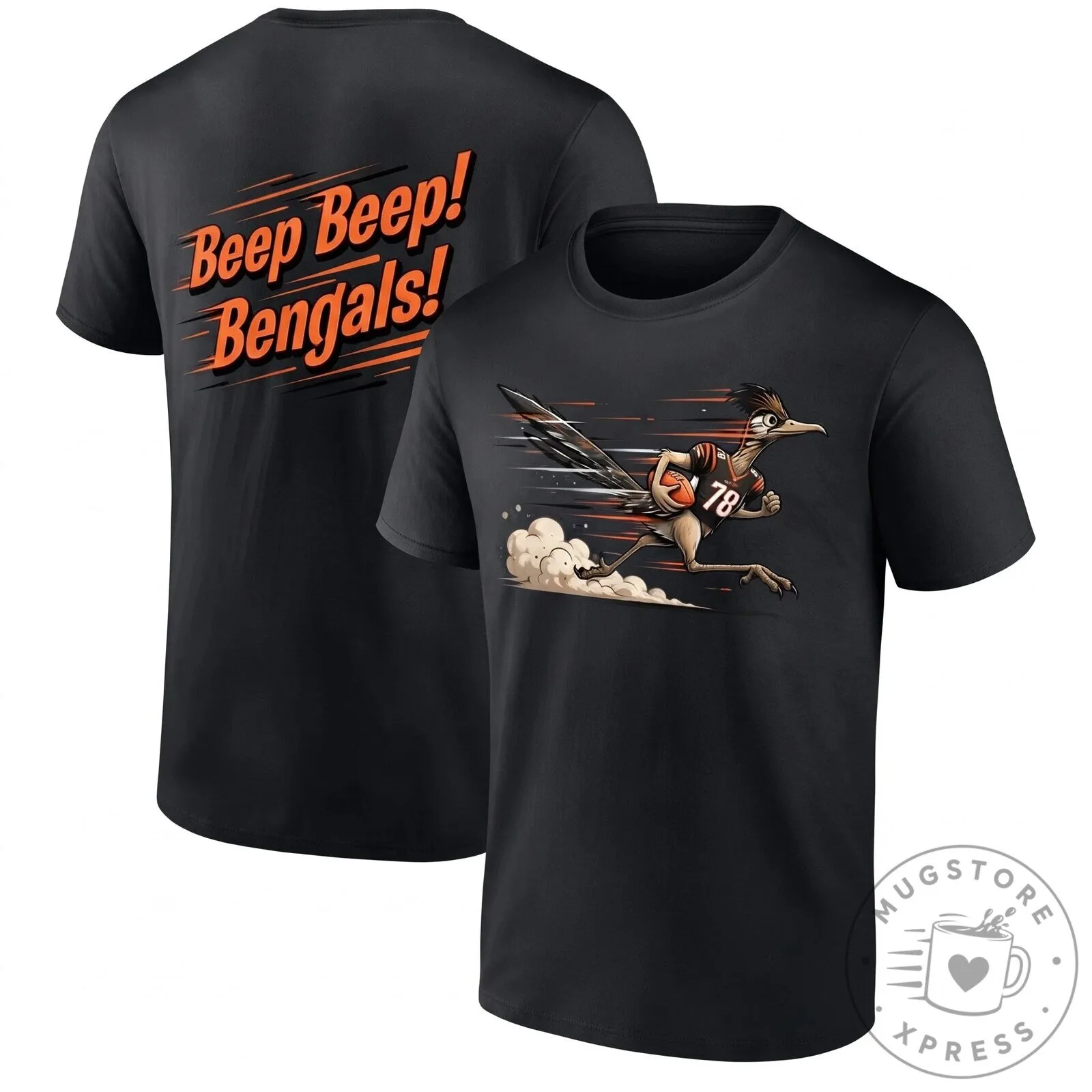 Cincinnati Bengals Road Runner Beep Beep Bengals Football Fan T-Shirt 7 Cincinnati Bengals Road Runner Beep Beep Bengals Football Fan T-Shirt