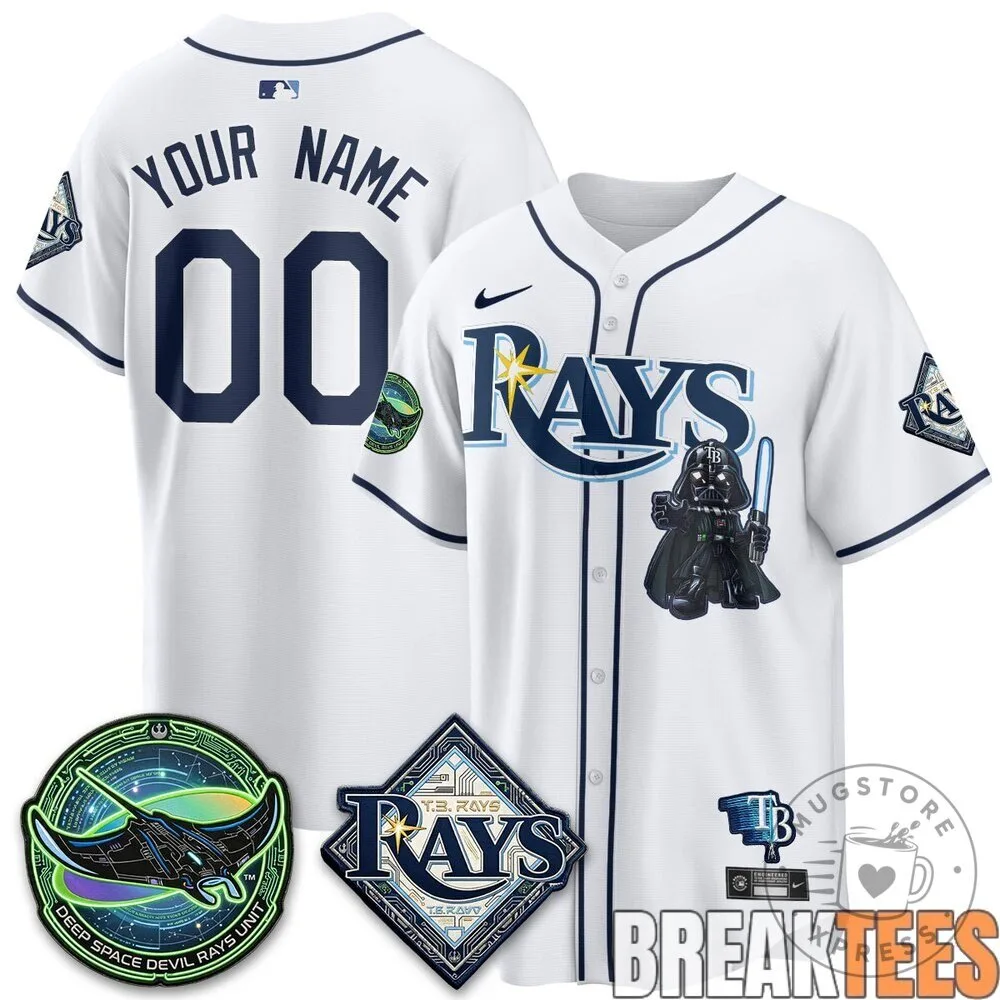 Tampa Bay Rays Star Wars Darth Vader Baseball Jersey