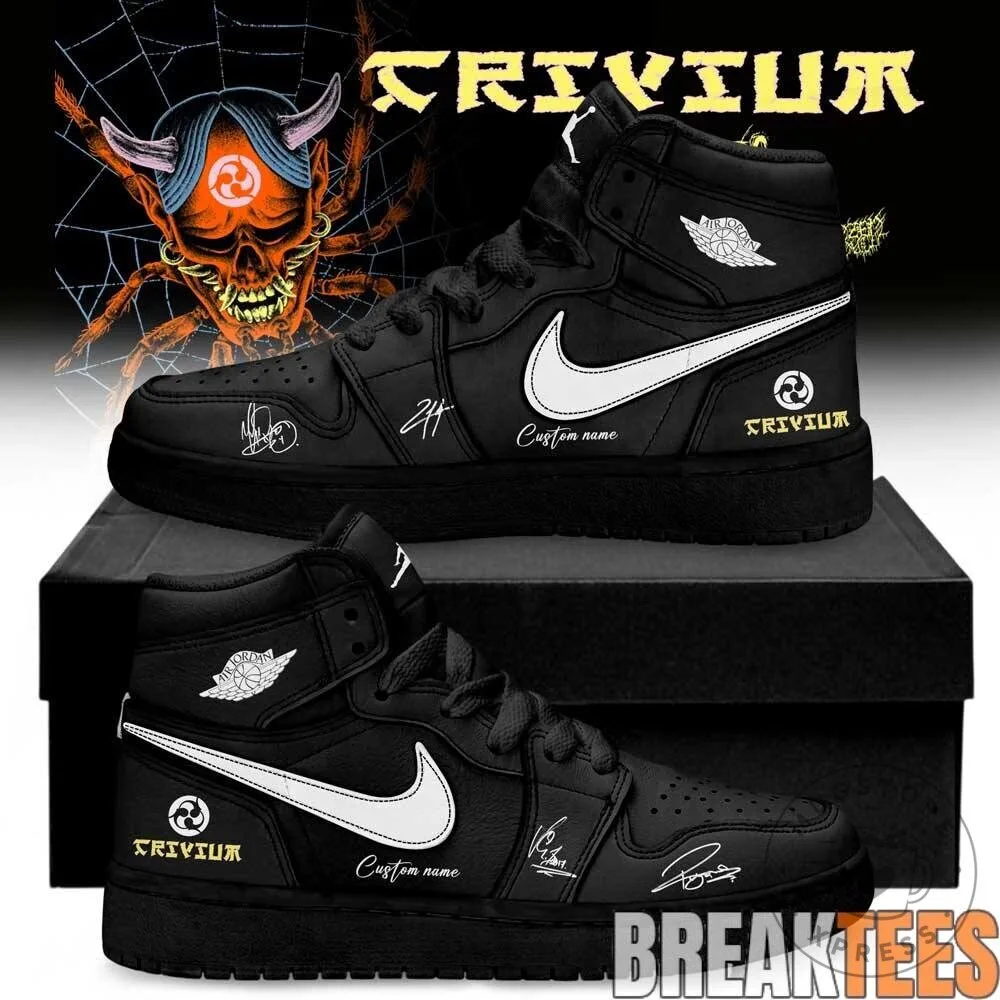 Trivium The Crown In The Grave Tour 2026 Signature Custom Air Jordan 1 Shoes 1 Trivium The Crown In The Grave Tour 2026 Signature Custom Air Jordan 1 Shoes