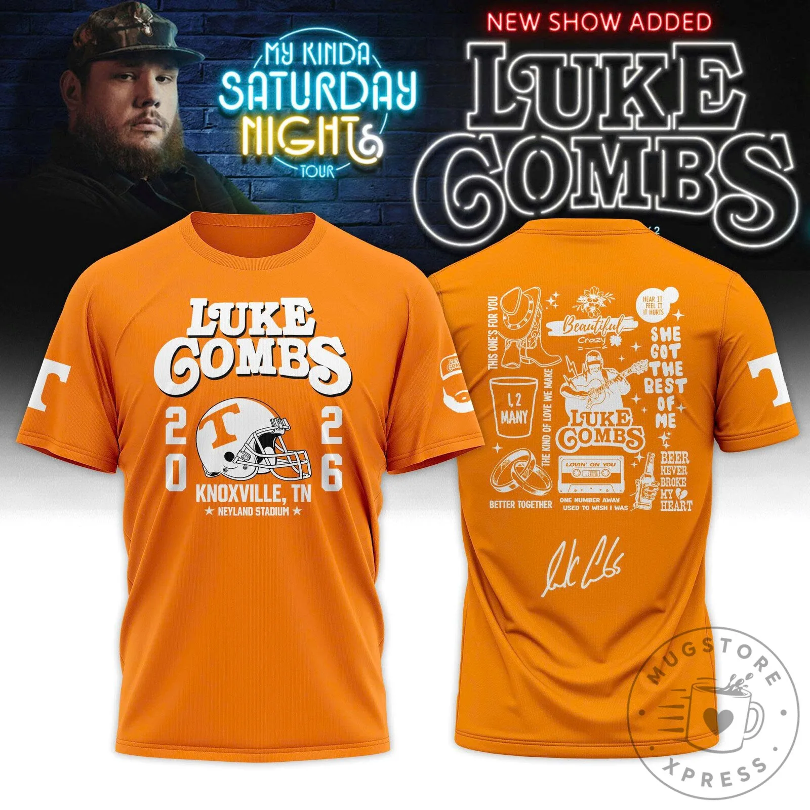 _ VOLS x LC My Kinda Saturday Night Tour 2026 Limited Edition Tshirt - BTF Trend 2 _ VOLS x LC My Kinda Saturday Night Tour 2026 Limited Edition Tshirt - BTF Trend