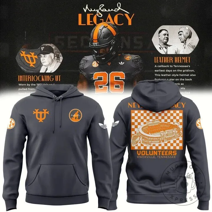 Volunteers Hoodie - Neyland Legacy Tennessee Football Apparel