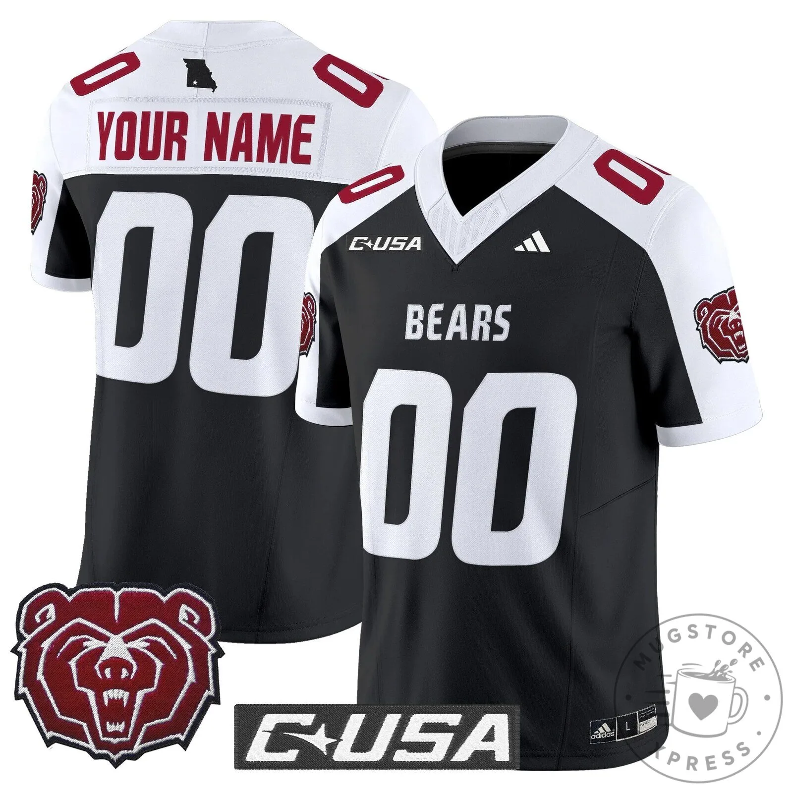 Custom Jersey for Missouri State Bears Football Team 13 Custom Jersey for Missouri State Bears Football Team