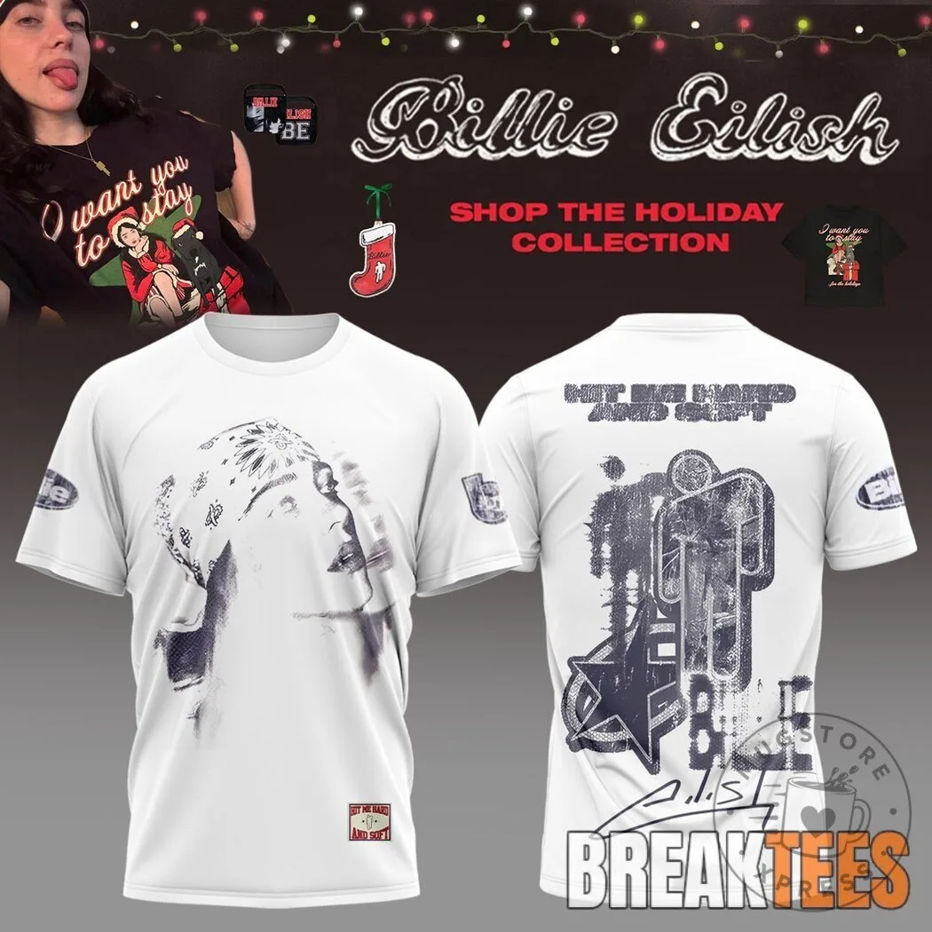 Billie Eilish Hit Me Hard and Soft Album Art White T-Shirt