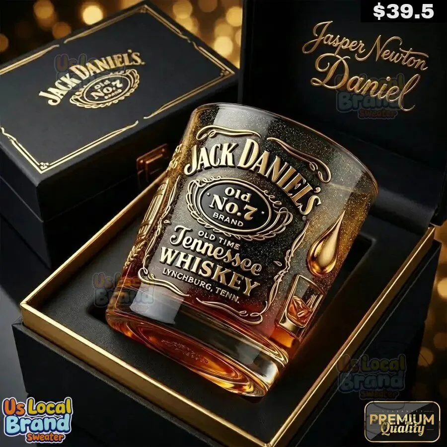 Jack Daniel's Old No. 7 Brand Tennessee Whiskey Drinking Glass 7 Jack Daniel
