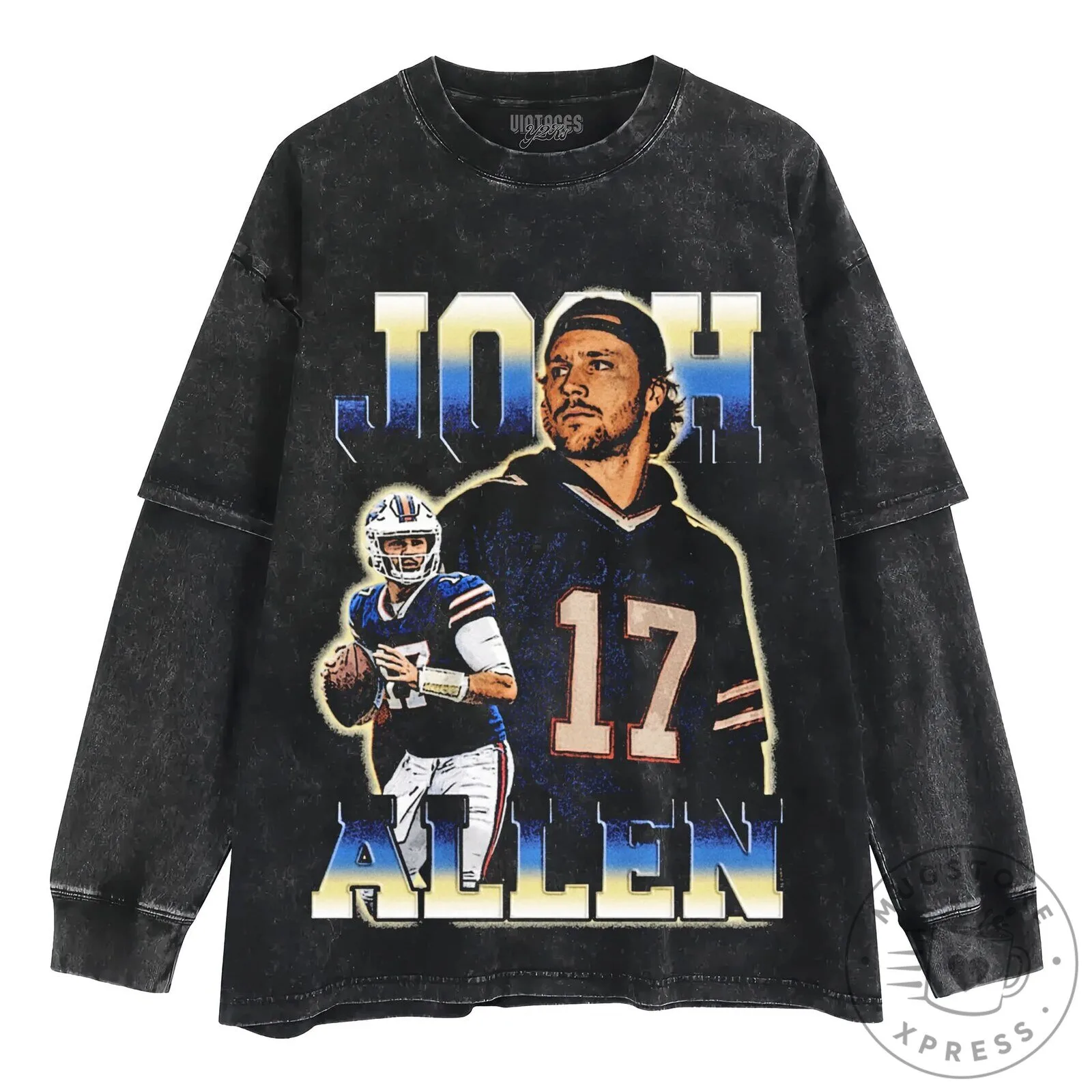 Josh Allen Football Quarterback Graphic Design T-Shirt 14 Josh Allen Football Quarterback Graphic Design T-Shirt
