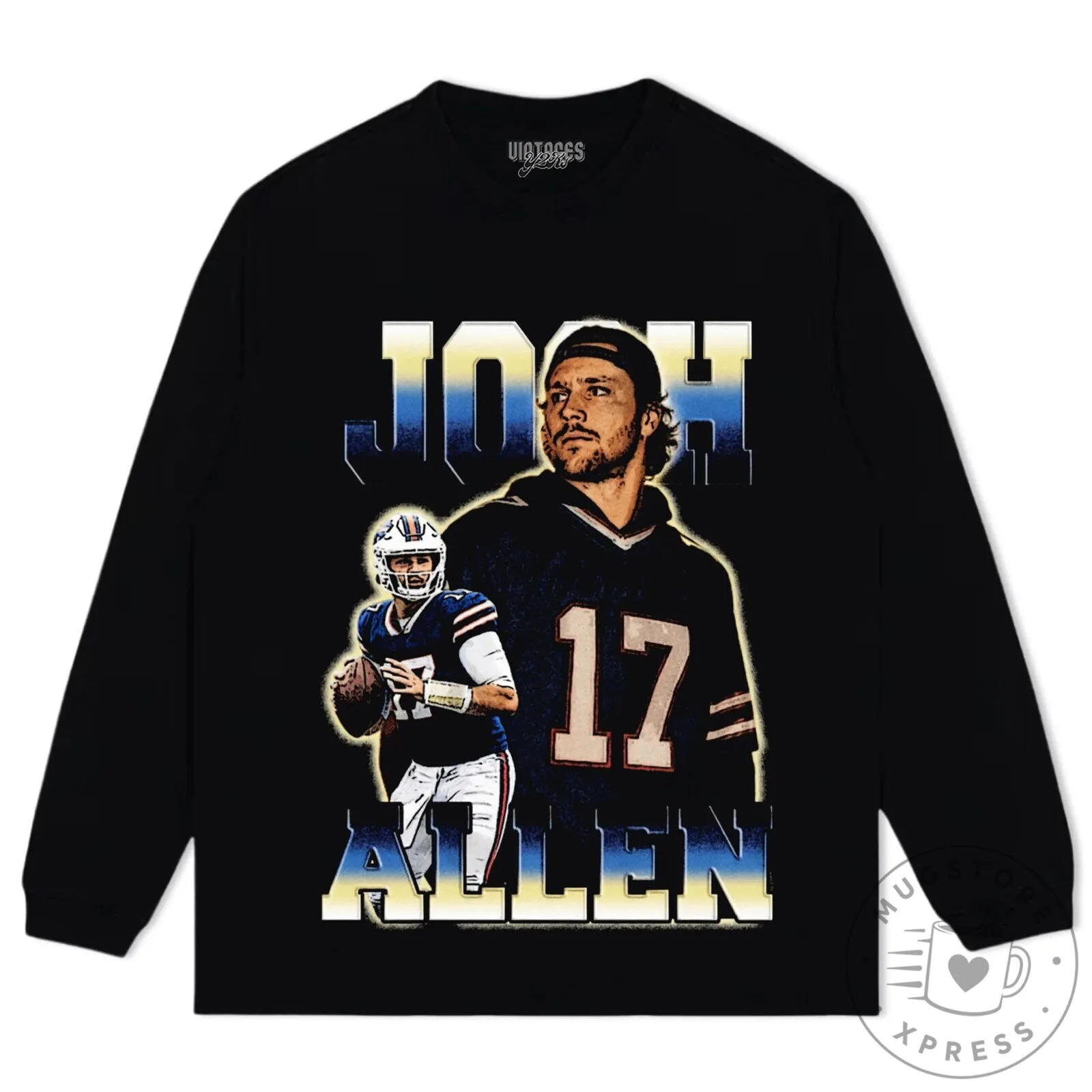 Josh Allen Football Quarterback Graphic Design T-Shirt 15 Josh Allen Football Quarterback Graphic Design T-Shirt