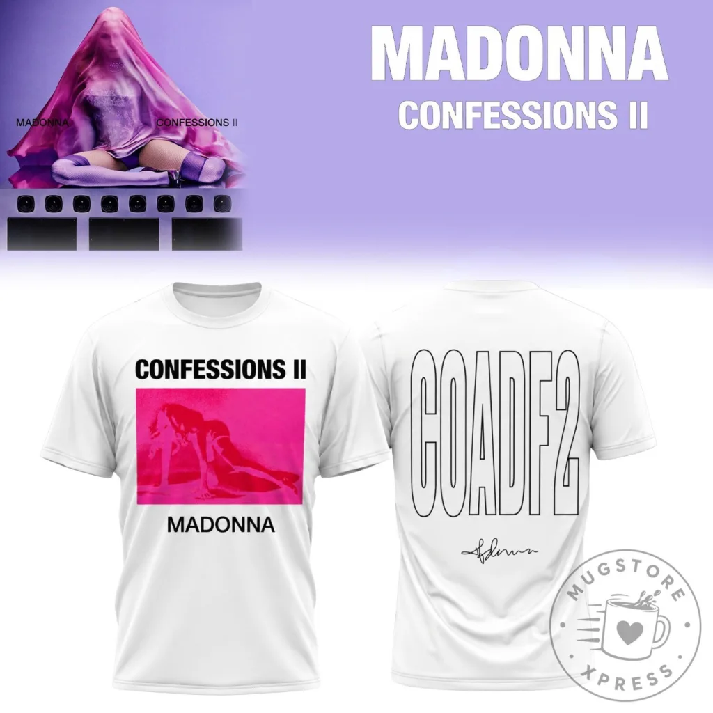 Limited Edition Signature Shirt for Madonna's Confessions II Album Limited Edition Signature Shirt for Madonna's Confessions II Album