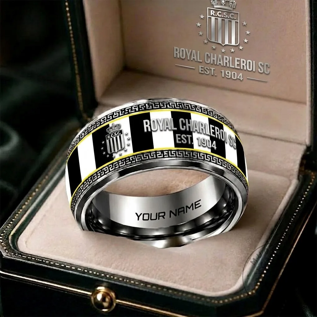 Personalized Ring for Royal Charleroi Sporting Club in the Belgian Pro League