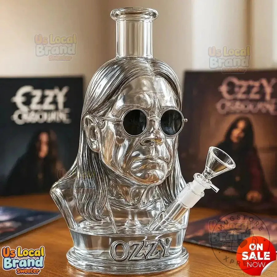 Ozzy Osbourne Glass Water Pipe Smoking Bong 7 Ozzy Osbourne Glass Water Pipe Smoking Bong