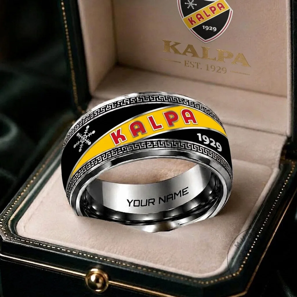 KalPa Kuopio Ice Hockey Team Special Edition Stainless Steel Ring