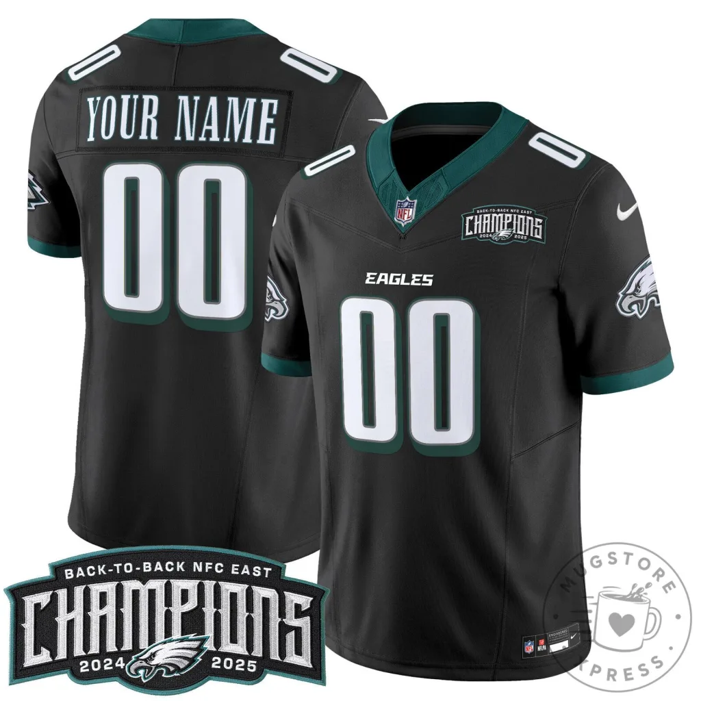 2024-2025 Football Jersey for Back-to-Back NFC East Champions - Philadelphia Eagles 38 2024-2025 Football Jersey for Back-to-Back NFC East Champions - Philadelphia Eagles