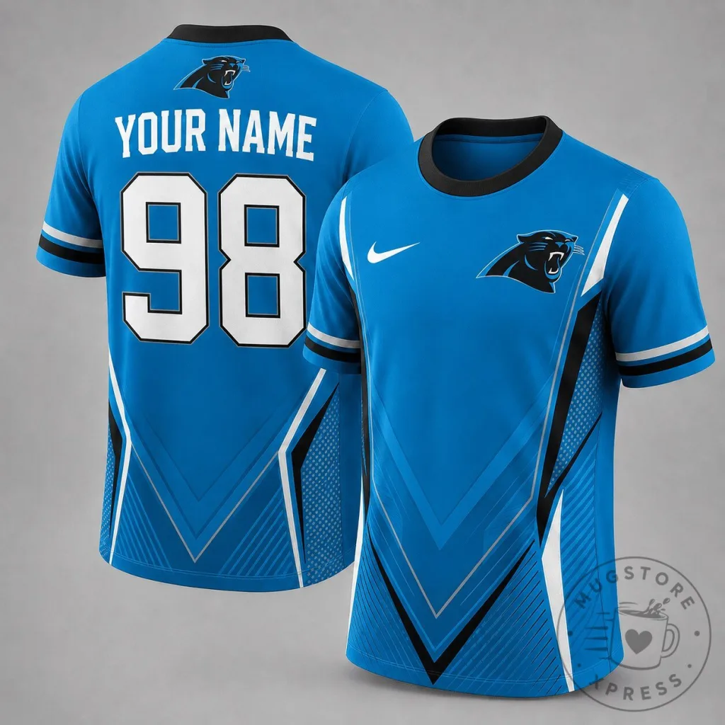 Carolina Panthers Personalized Athletic Fan Jersey 1 Carolina Panthers Personalized Athletic Fan Jersey