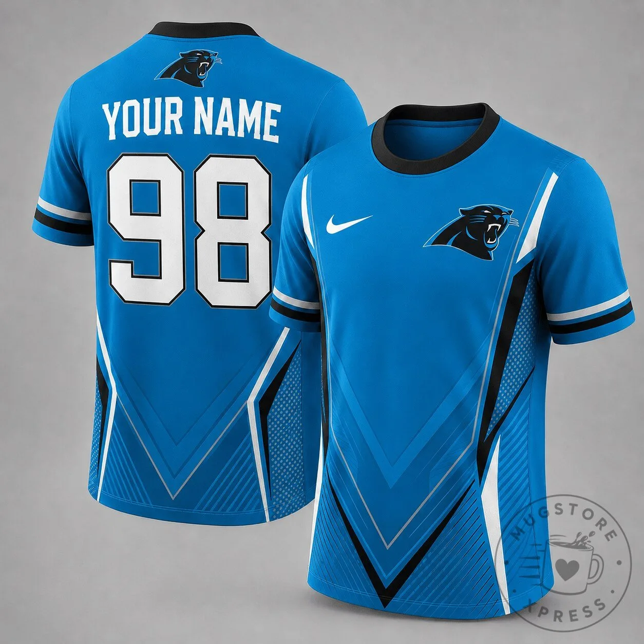 Carolina Panthers Personalized Athletic Fan Jersey