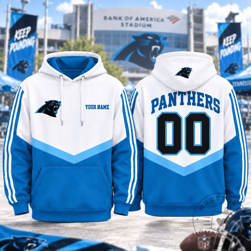 Personalized Hoodie for Carolina Panthers Fans - Football Team Apparel Personalized Hoodie for Carolina Panthers Fans - Football Team Apparel