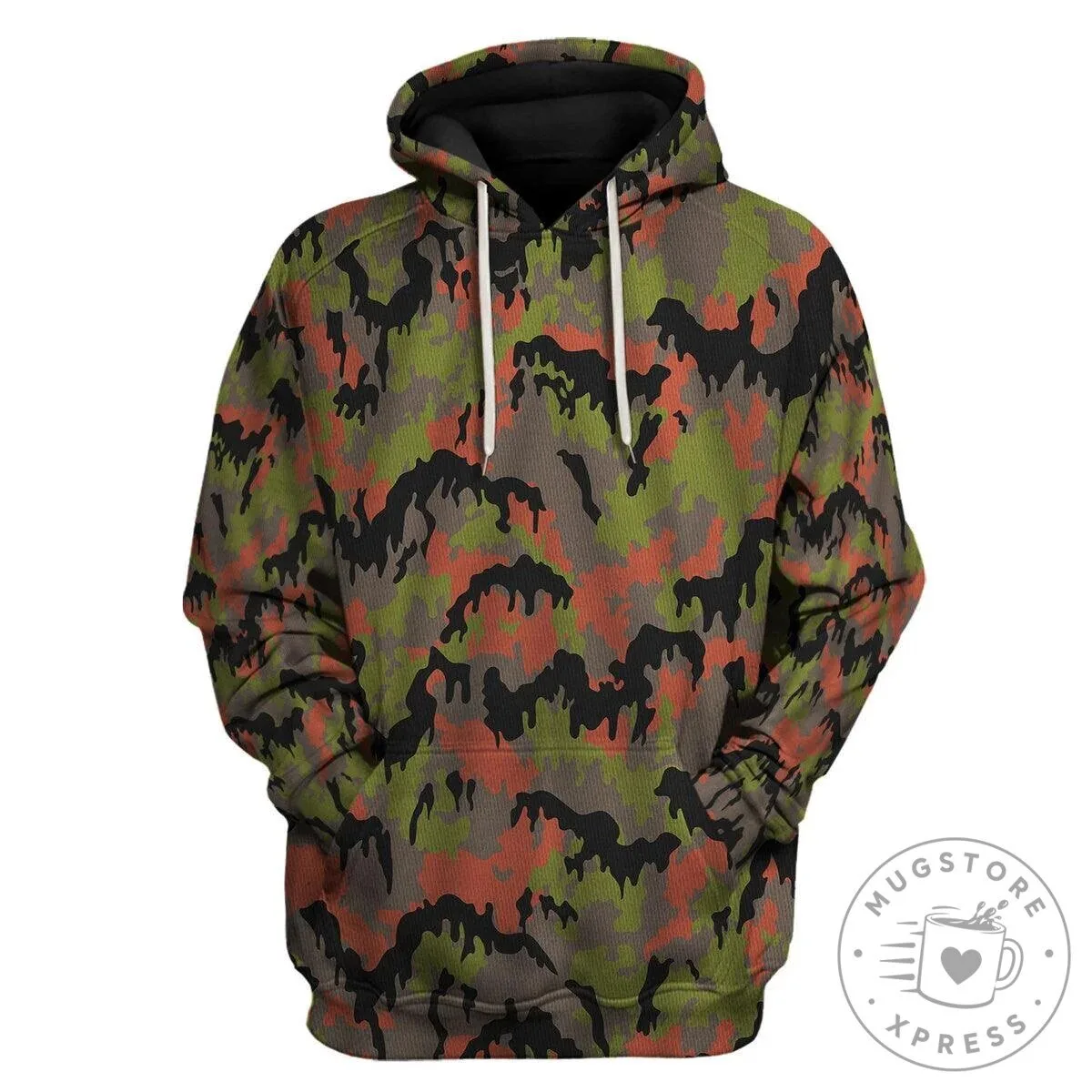 German Leibermuster Camouflage Pattern Hoodie and Pants Set 15 German Leibermuster Camouflage Pattern Hoodie and Pants Set