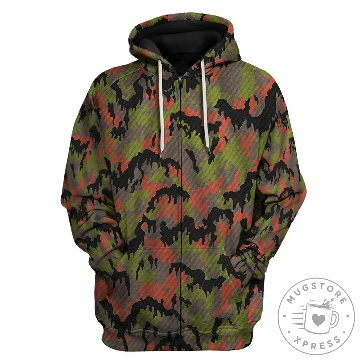 German Leibermuster Camouflage Pattern Hoodie and Pants Set 18 German Leibermuster Camouflage Pattern Hoodie and Pants Set