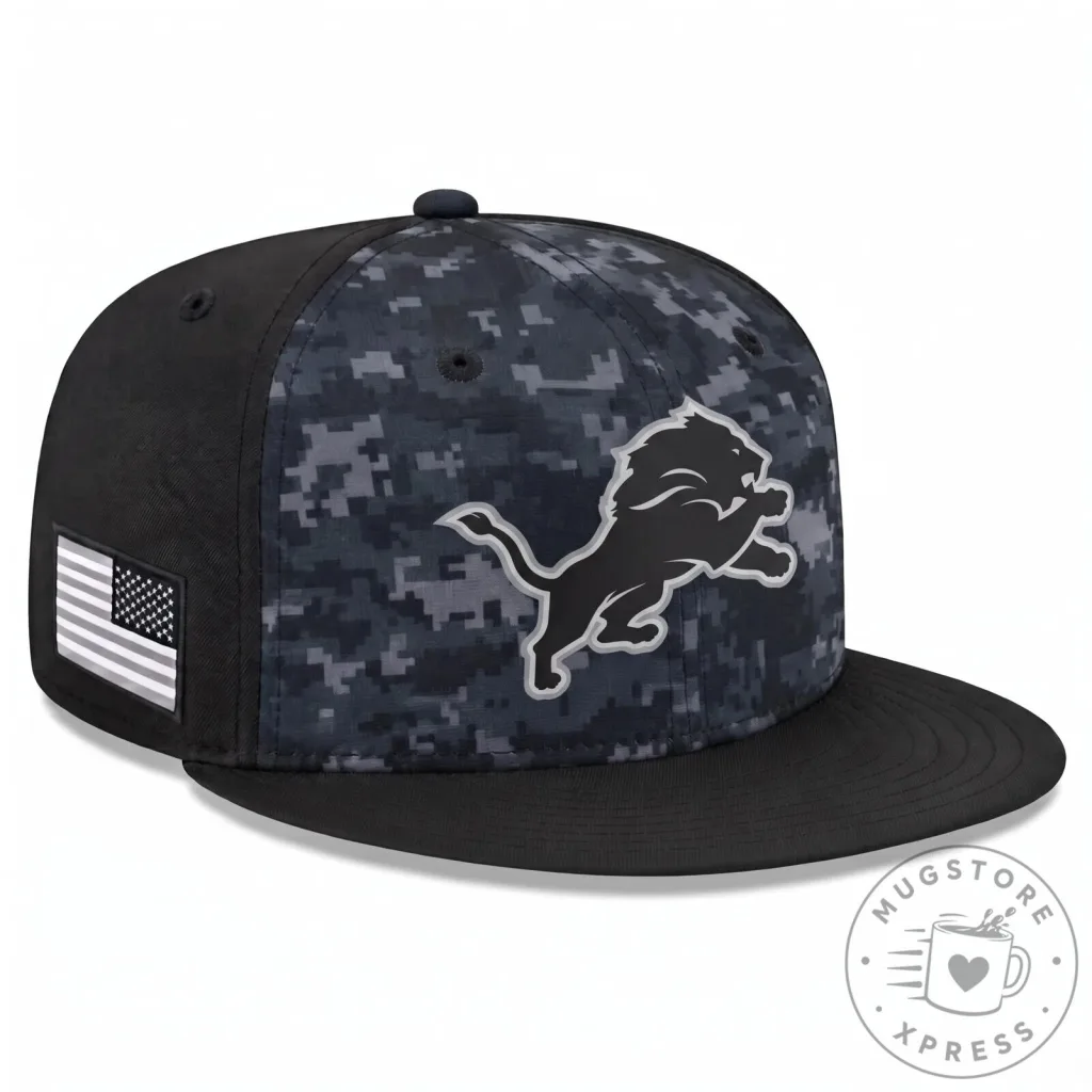 Digital Camouflage Snapback Hat for Detroit Lions Salute To Service Digital Camouflage Snapback Hat for Detroit Lions Salute To Service
