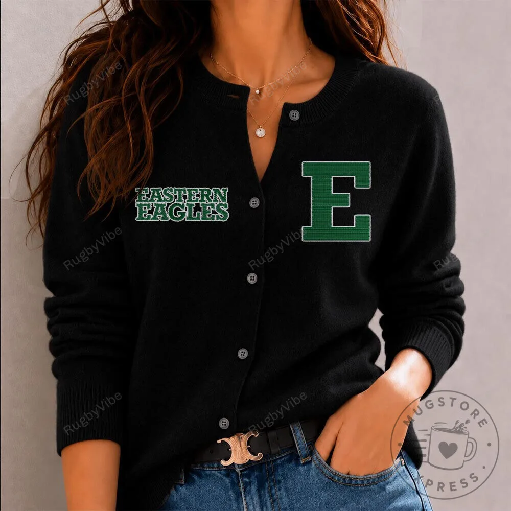 Eastern Michigan Eagles Women's Cardigan Sweater