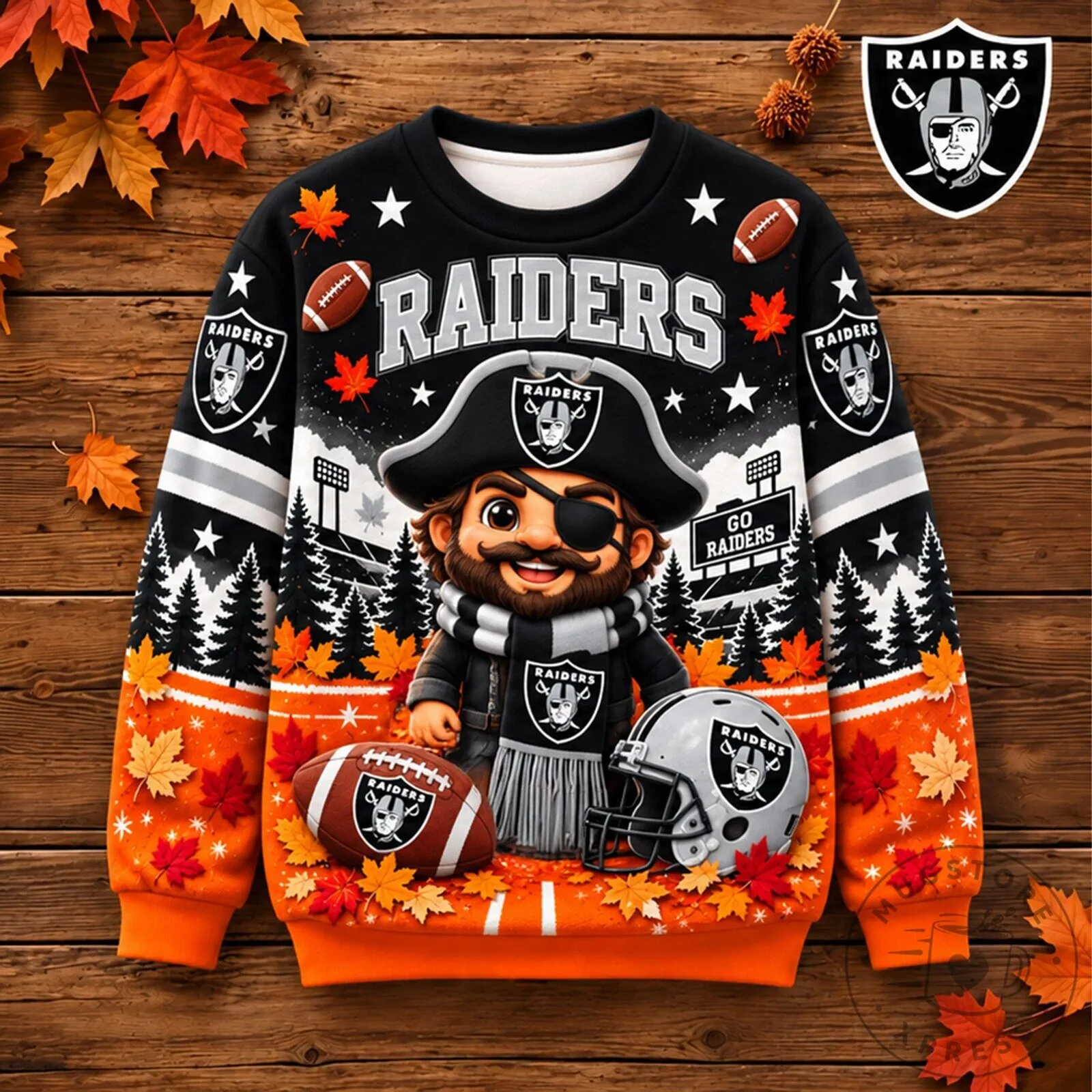 Las Vegas Raiders Football Team Ugly Christmas Sweater for Men and Women