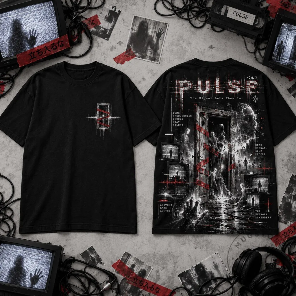 Pulse The Signal Lets Them In Horror Movie T-Shirt Pulse The Signal Lets Them In Horror Movie T-Shirt
