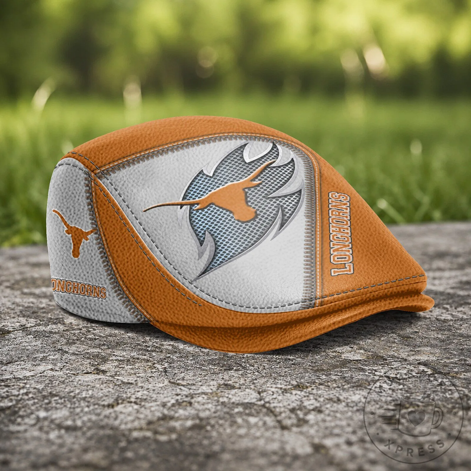 Texas Longhorns NCAA University of Texas Orange Flat Cap Golf Hat