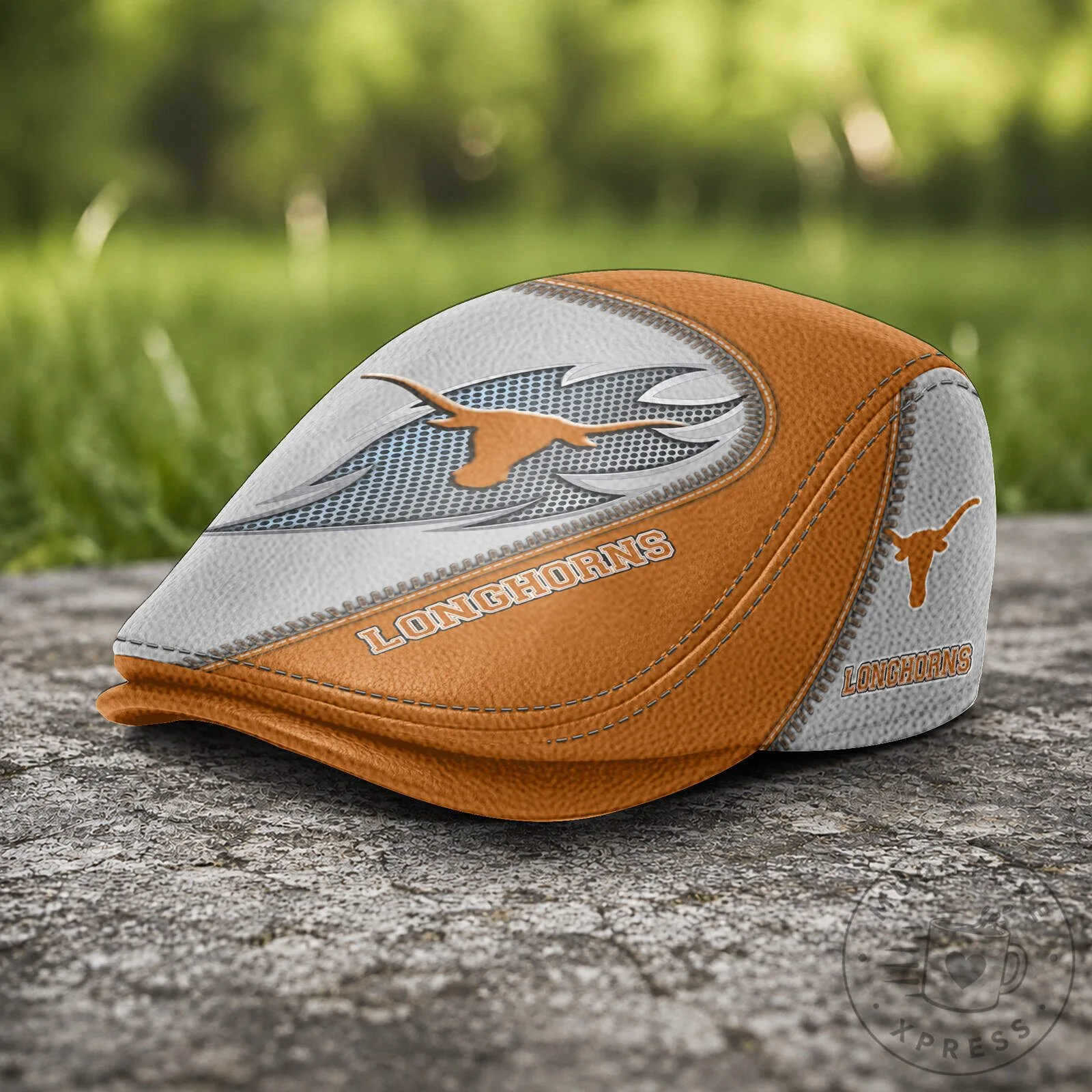 Texas Longhorns NCAA University of Texas Orange Flat Cap Golf Hat 9 Texas Longhorns NCAA University of Texas Orange Flat Cap Golf Hat