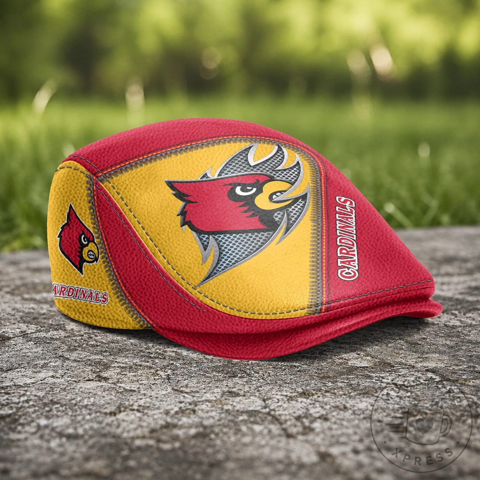 Louisville Cardinals NCAA Golf Flat Cap Hat