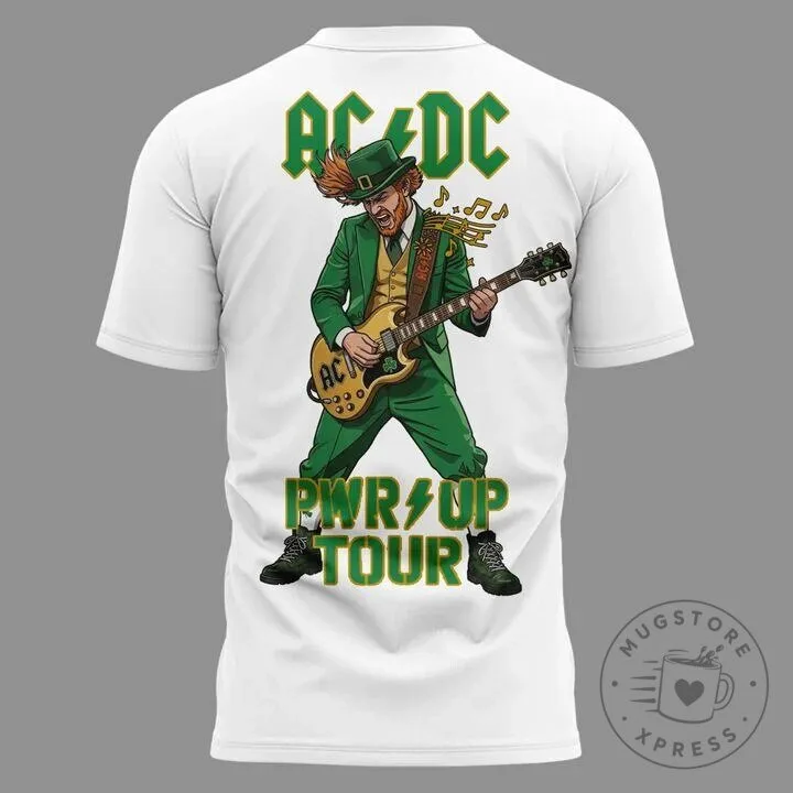 2026 AC/DC Power Up Tour Band T-Shirt featuring Notre Dame Football 9 2026 AC/DC Power Up Tour Band T-Shirt featuring Notre Dame Football