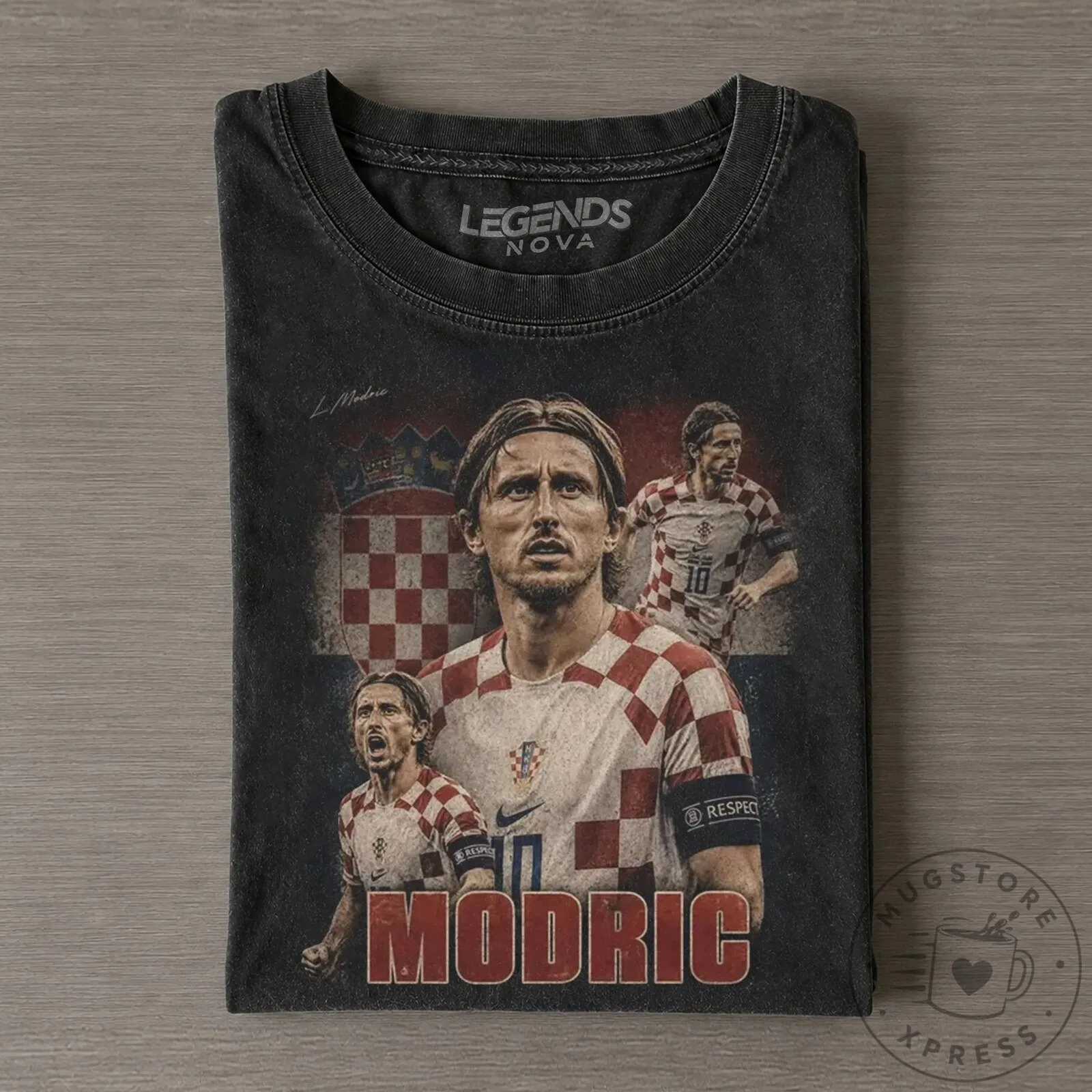 Luka Modrić Croatia Football Legend Graphic T-Shirt