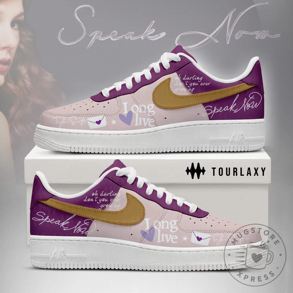 Taylor Swift Speak Now Album Custom Sneakers Shoes