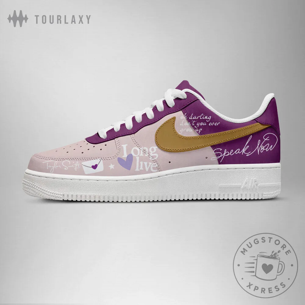 Taylor Swift Speak Now Album Custom Sneakers Shoes 8 Taylor Swift Speak Now Album Custom Sneakers Shoes