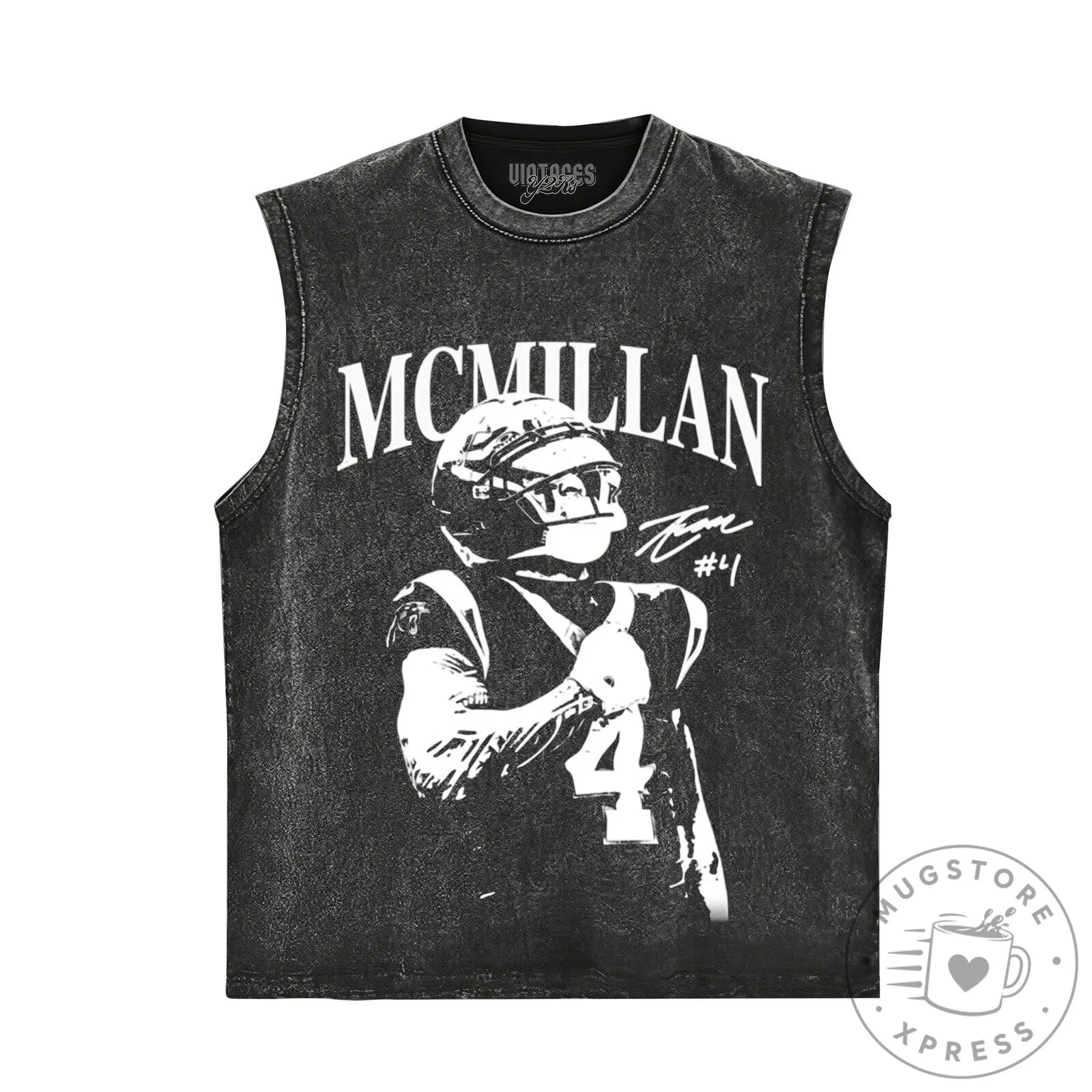 Vintage Tetairoa McMillan Carolina Panthers Football Player Graphic T-Shirt 13 Vintage Tetairoa McMillan Carolina Panthers Football Player Graphic T-Shirt
