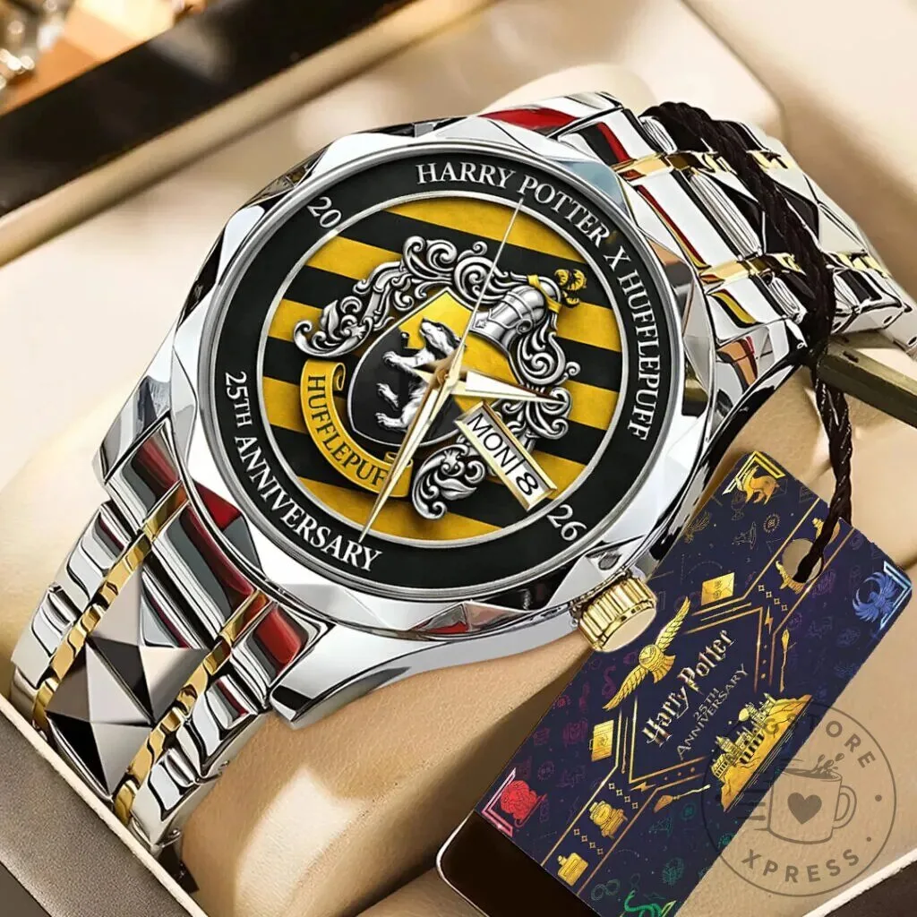 Harry Potter Hufflepuff 25th Anniversary Luxury Quartz Watch