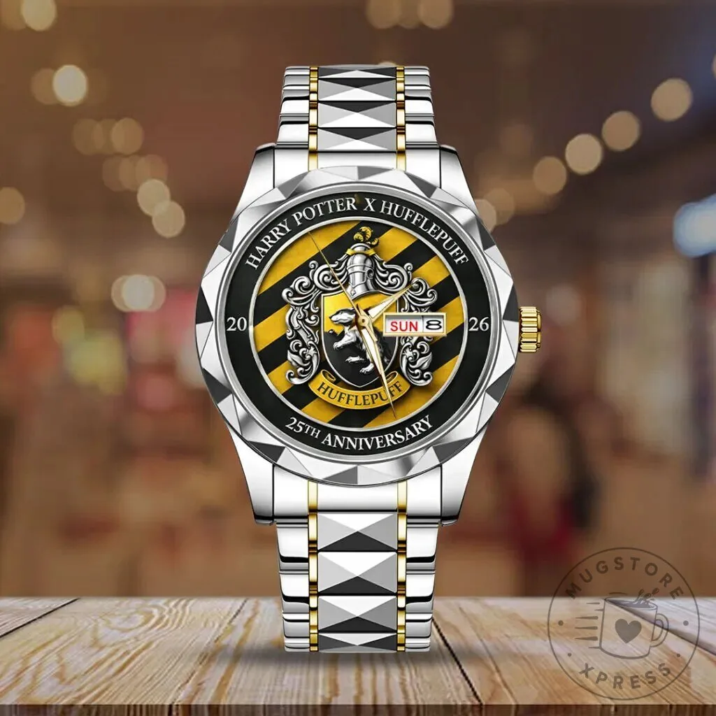 Harry Potter Hufflepuff 25th Anniversary Luxury Quartz Watch 10 Harry Potter Hufflepuff 25th Anniversary Luxury Quartz Watch