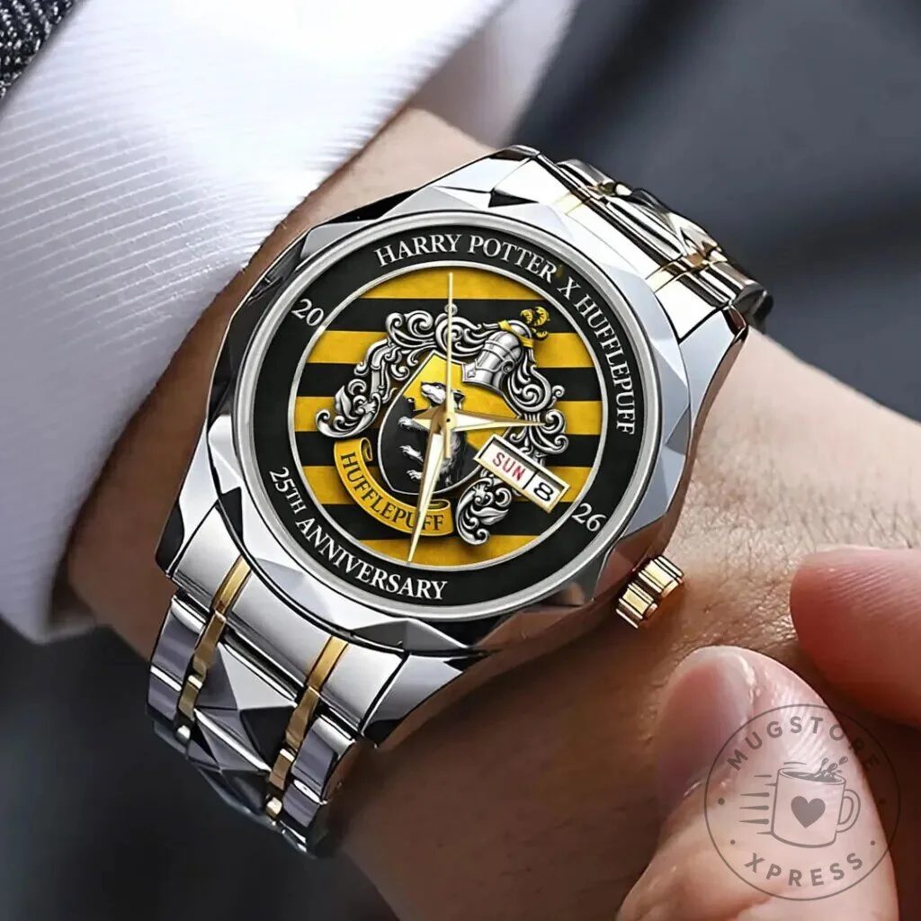 Harry Potter Hufflepuff 25th Anniversary Luxury Quartz Watch 11 Harry Potter Hufflepuff 25th Anniversary Luxury Quartz Watch