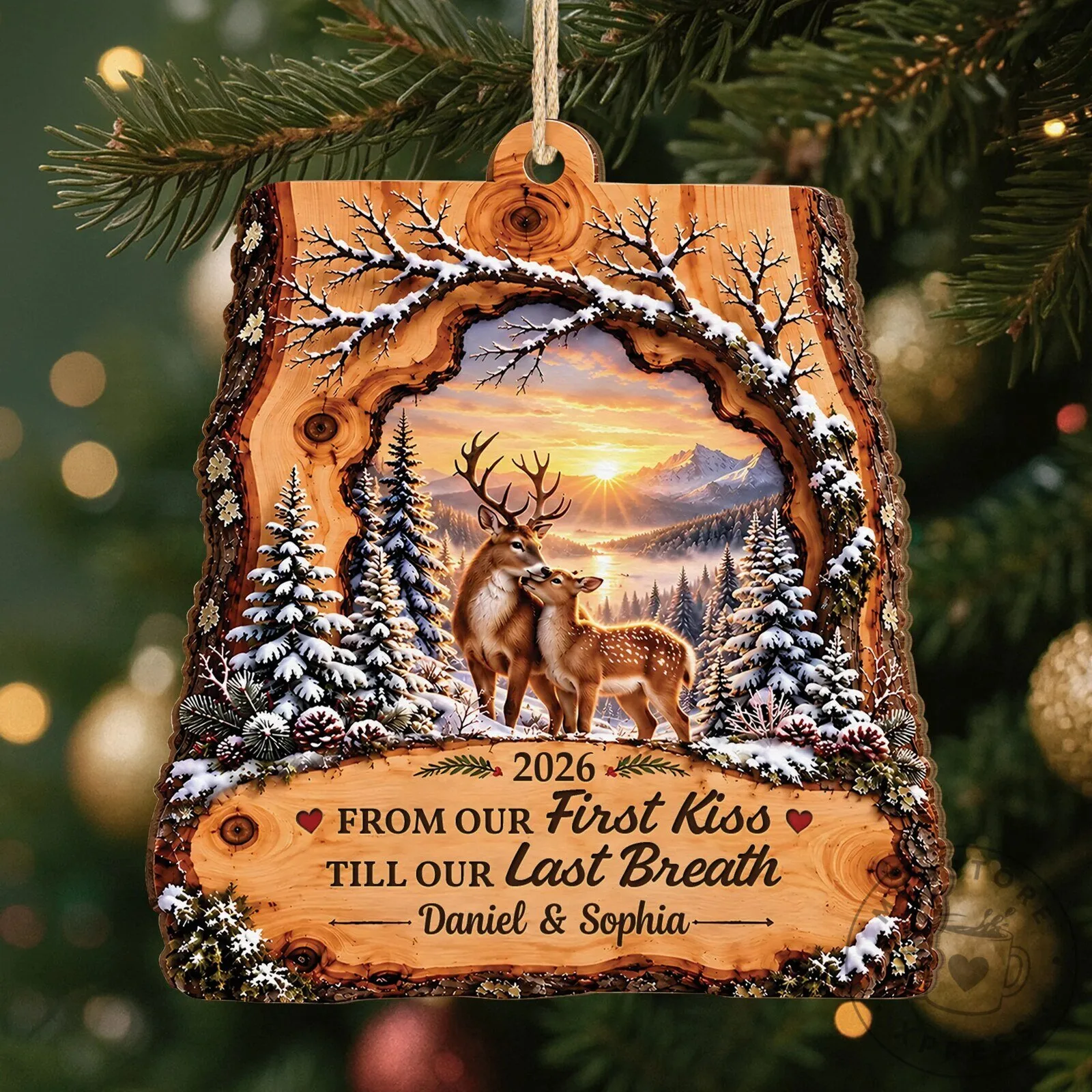 Deer Couple We Got This Personalized Christmas Ornament 11 Deer Couple We Got This Personalized Christmas Ornament