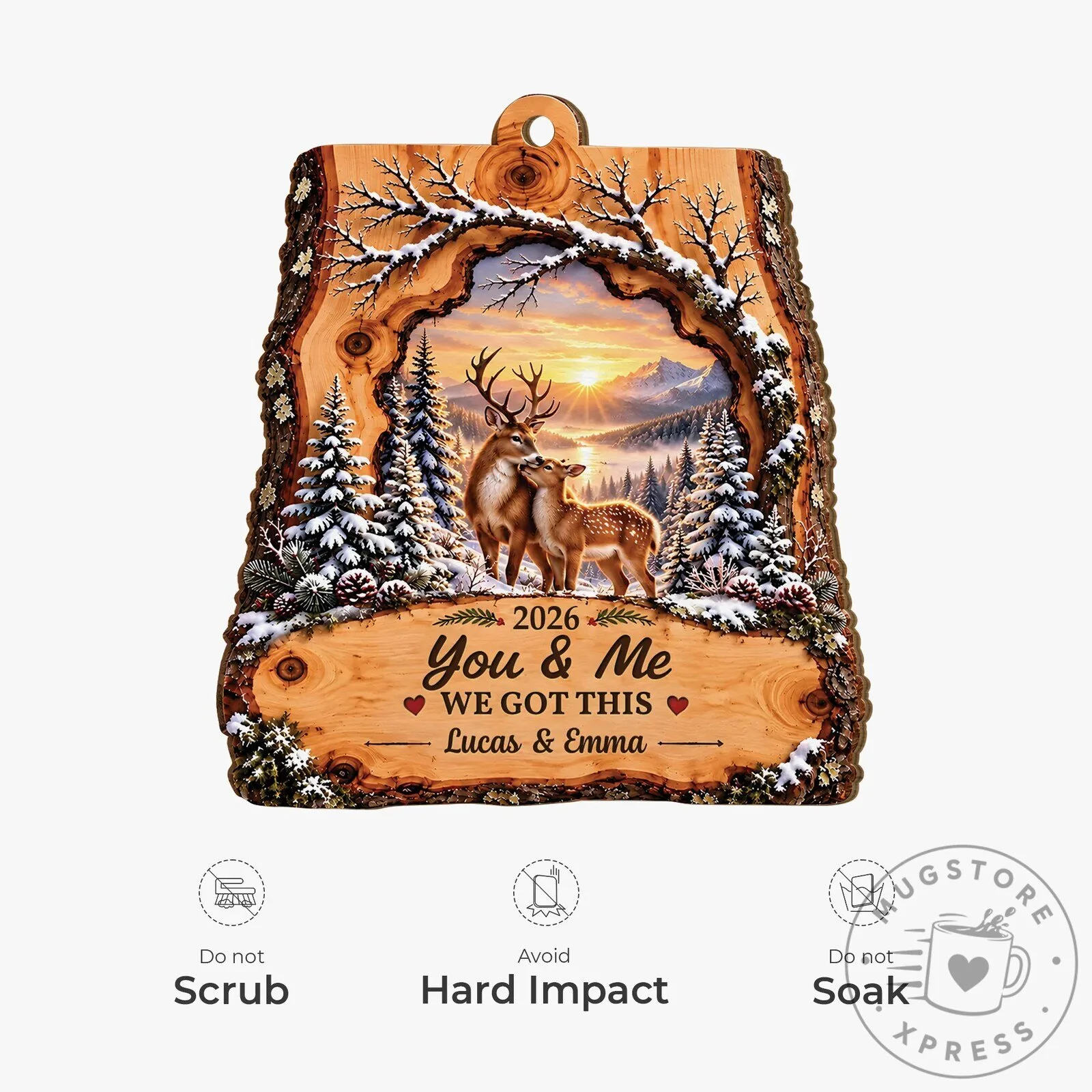 Deer Couple We Got This Personalized Christmas Ornament 14 Deer Couple We Got This Personalized Christmas Ornament