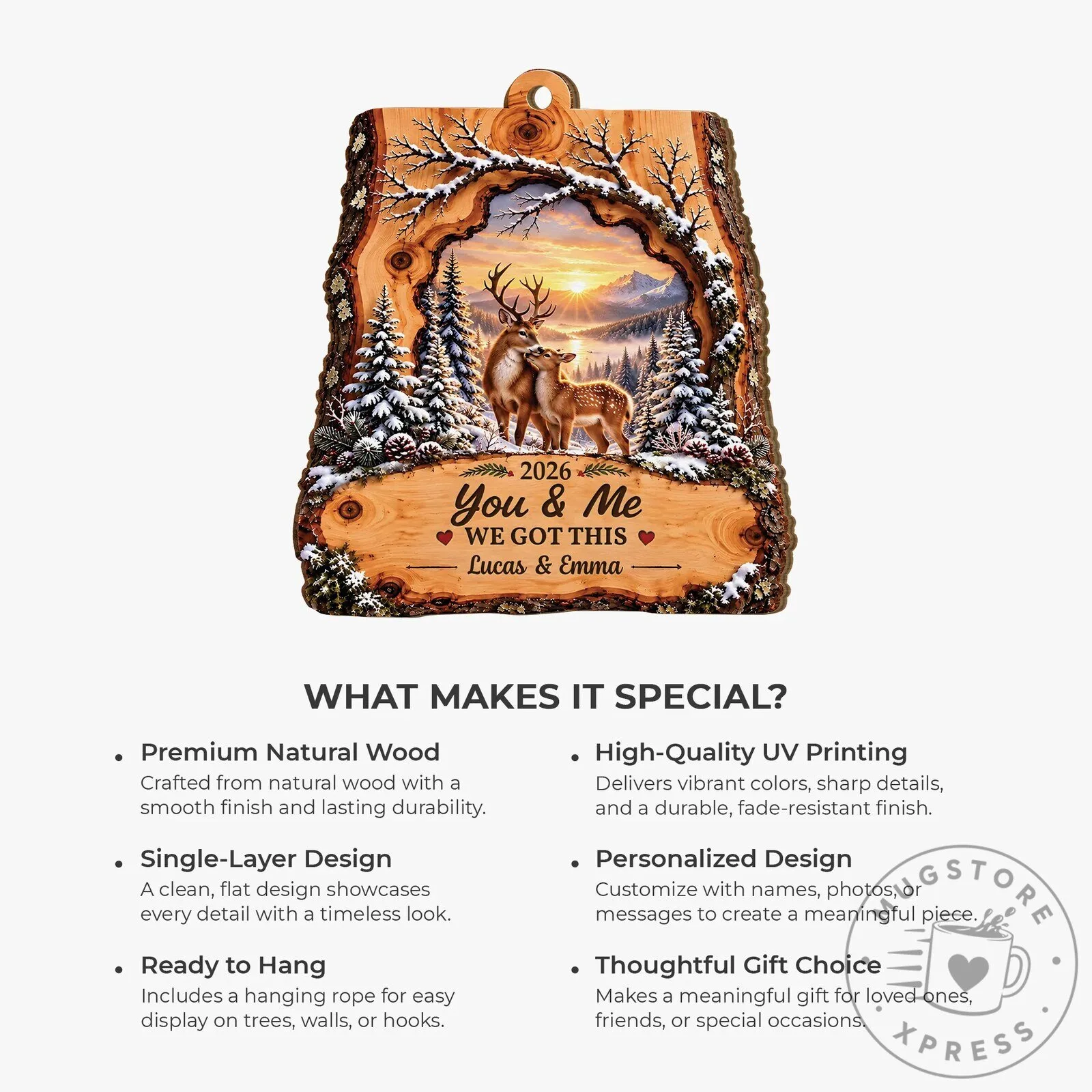 Deer Couple We Got This Personalized Christmas Ornament 15 Deer Couple We Got This Personalized Christmas Ornament