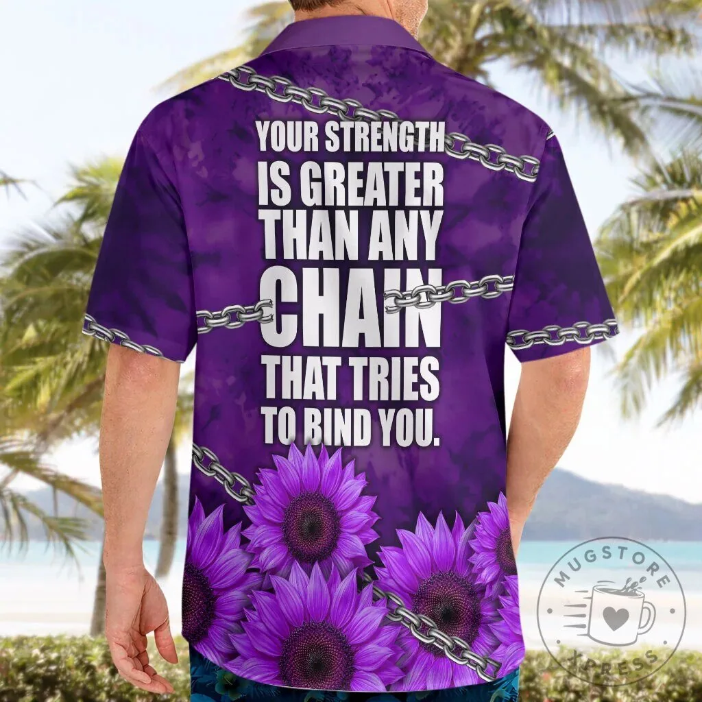 Domestic Violence Awareness Purple Ribbon Sunflower Breaking Chains Hawaiian Shirt 13 Domestic Violence Awareness Purple Ribbon Sunflower Breaking Chains Hawaiian Shirt