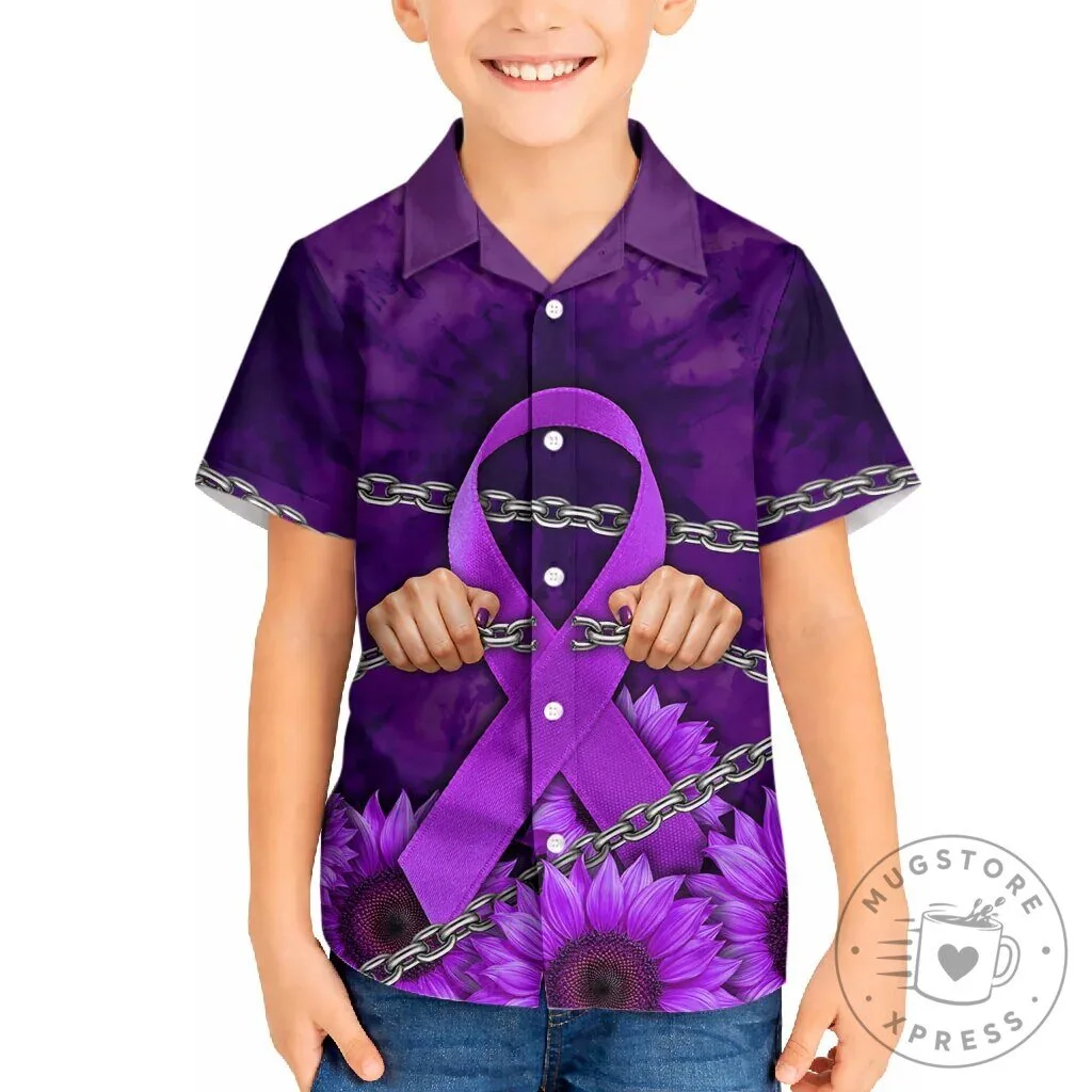 Domestic Violence Awareness Purple Ribbon Sunflower Breaking Chains Hawaiian Shirt 14 Domestic Violence Awareness Purple Ribbon Sunflower Breaking Chains Hawaiian Shirt