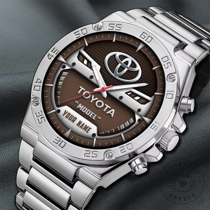 Elegant Stainless Steel Watch with Custom Toyota Name and Fashion-Forward Design 15 Elegant Stainless Steel Watch with Custom Toyota Name and Fashion-Forward Design