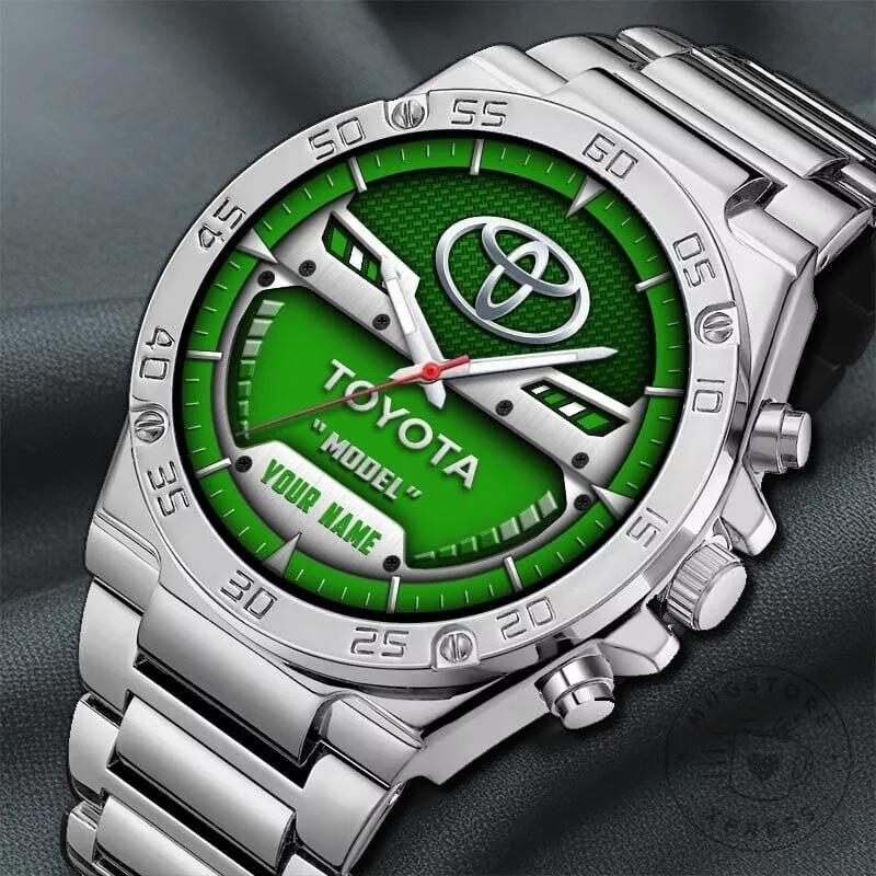 Elegant Stainless Steel Watch with Custom Toyota Name and Fashion-Forward Design 19 Elegant Stainless Steel Watch with Custom Toyota Name and Fashion-Forward Design
