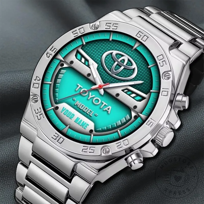 Elegant Stainless Steel Watch with Custom Toyota Name and Fashion-Forward Design 20 Elegant Stainless Steel Watch with Custom Toyota Name and Fashion-Forward Design