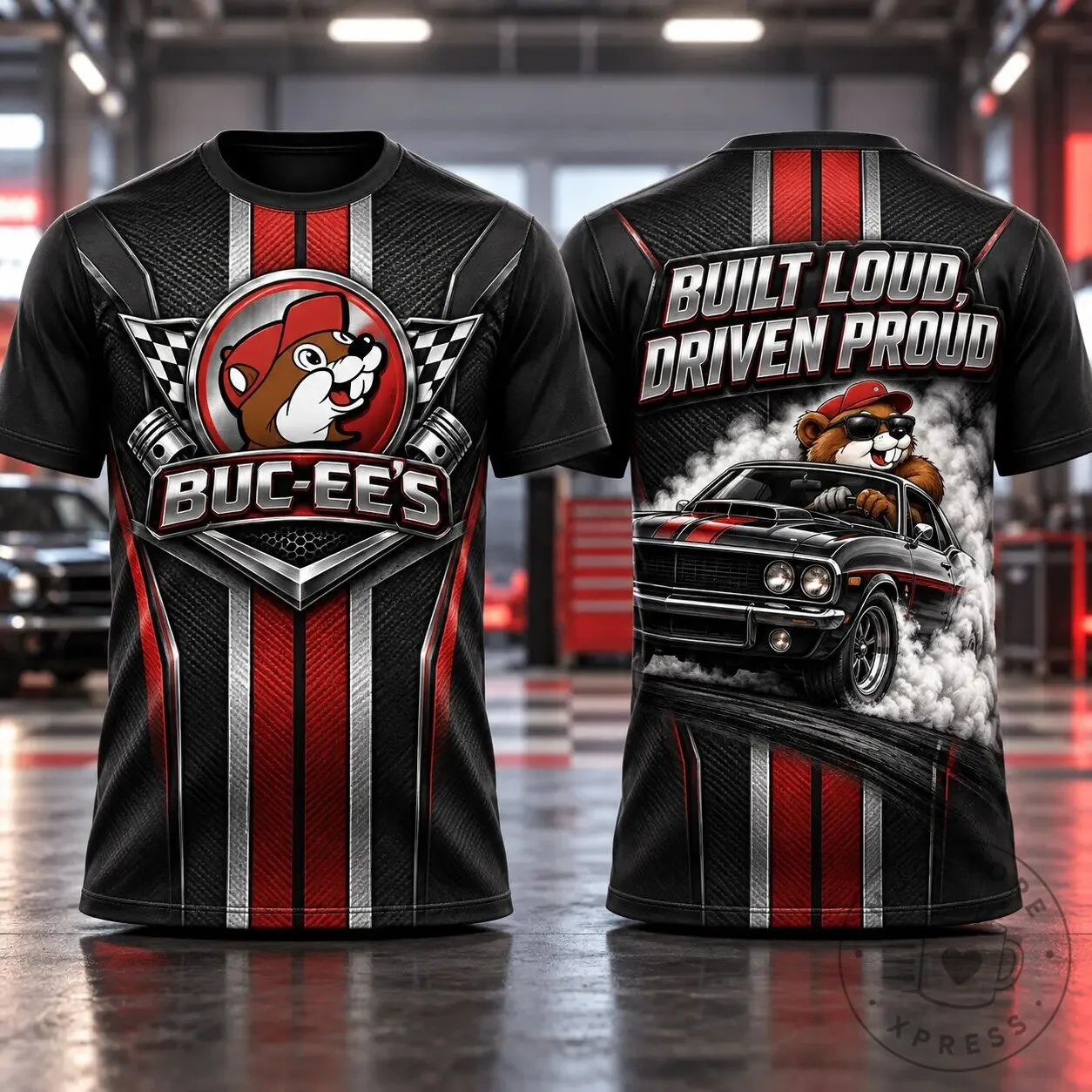 Buc-ee’s So In Love With Muscle Cars Built Loud Driven Proud T-Shirt