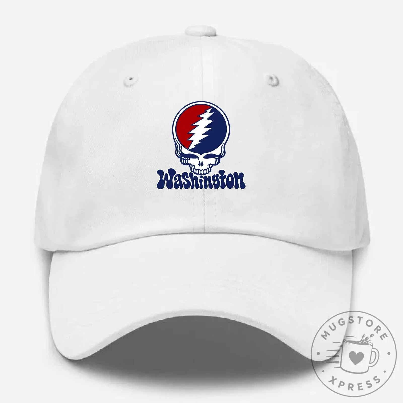 Washington Grateful Dead Steal Your Face Baseball Cap Hat