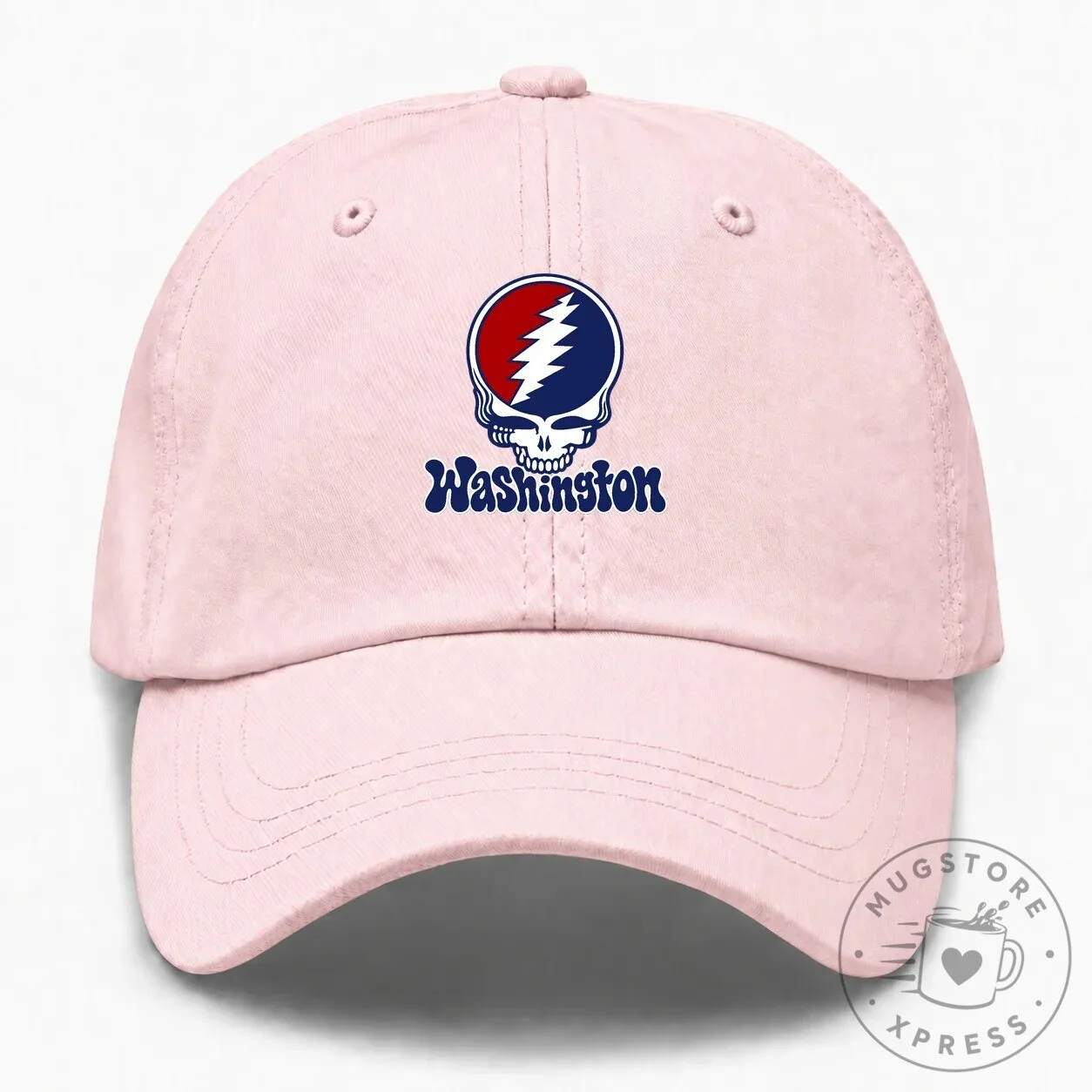 Washington Grateful Dead Steal Your Face Baseball Cap Hat 10 Washington Grateful Dead Steal Your Face Baseball Cap Hat