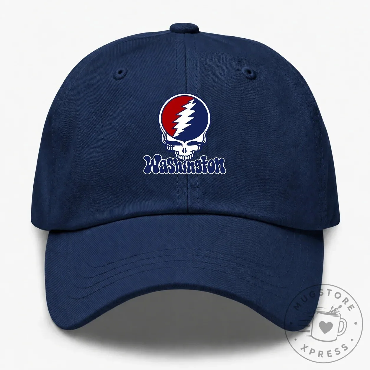 Washington Grateful Dead Steal Your Face Baseball Cap Hat 12 Washington Grateful Dead Steal Your Face Baseball Cap Hat