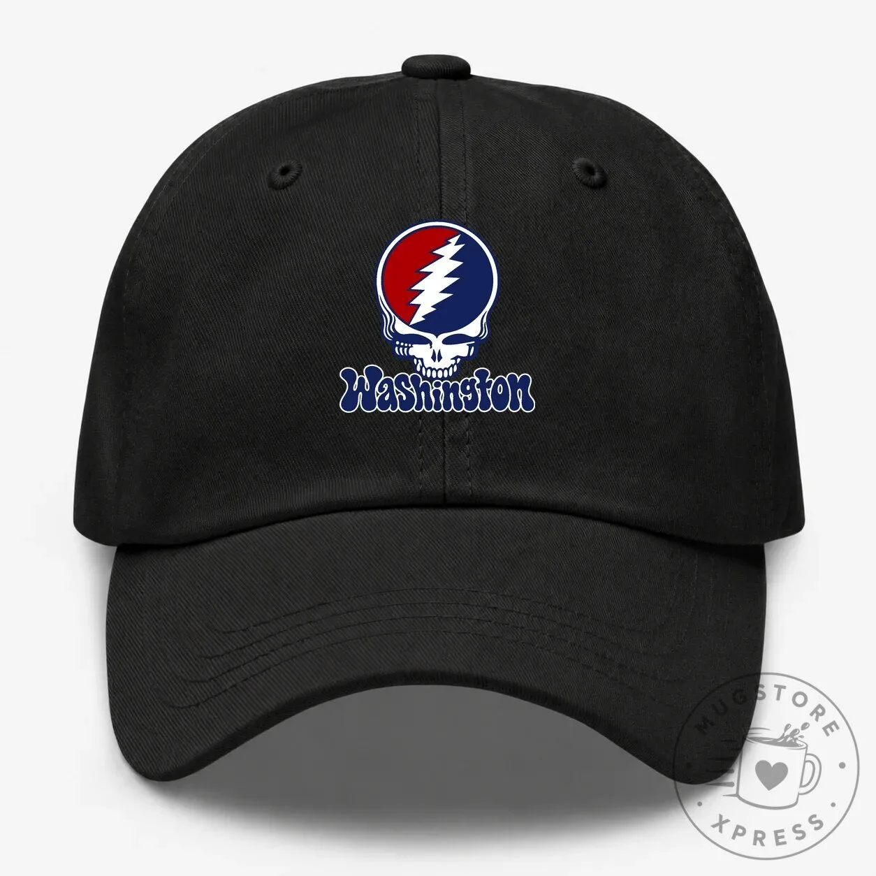 Washington Grateful Dead Steal Your Face Baseball Cap Hat 13 Washington Grateful Dead Steal Your Face Baseball Cap Hat